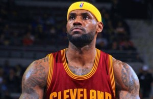 LeBron James of the Cleveland Cavaliers