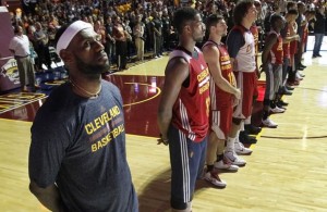 Cleveland Cavaliers warmups