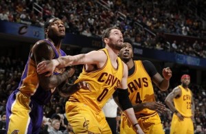 Kevin Love vs. Los Angeles Lakers on February 8, 2015