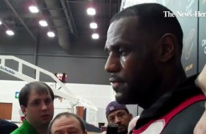 Video: LeBron Says 'I'll Come Off The Bench If It Helps Our Team'