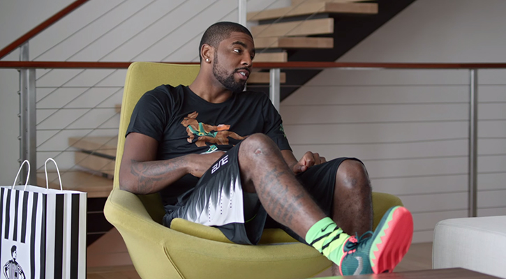 Kyrie Irving in new Foot Locker commercial