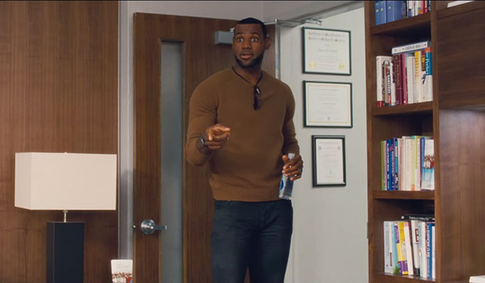 Video: LeBron Shows Softer Side in New Trainwreck Trailer