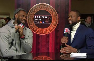 Video: Dwyane Wade Asks LeBron Why He's Never Entered the Dunk Contest