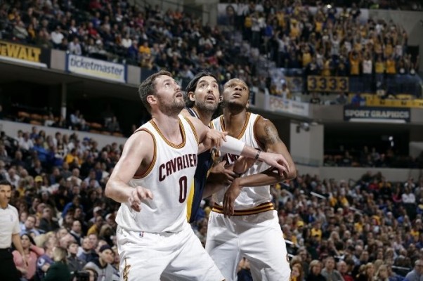 Kevin Love vs. Indiana Pacers on February 27, 2015