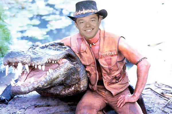 Matthew Dellavedova as Crocodile Dundee