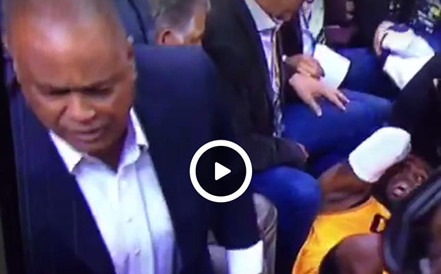 Video: Nike Executive Curses out Cameraman After LeBron's Head Injury