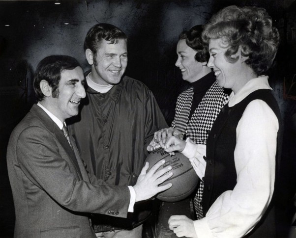 Bill Fitch and Nick Mileti in 1970