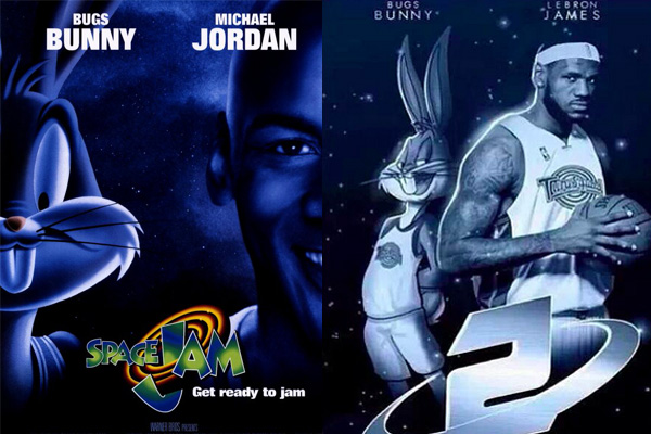 LeBron in Space Jam 2