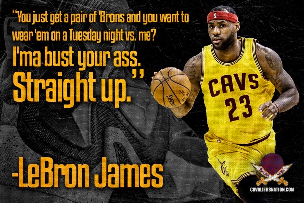 LeBron James Bust Your Ass Sneakers