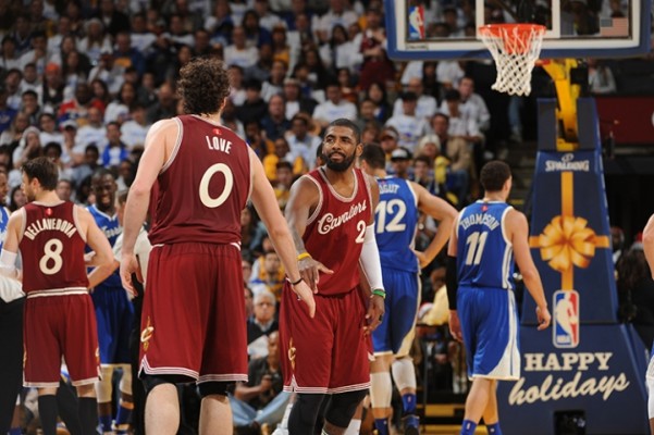 Kevin Love and Kyrie Irving