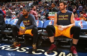 Kyrie Irving and Kevin Love