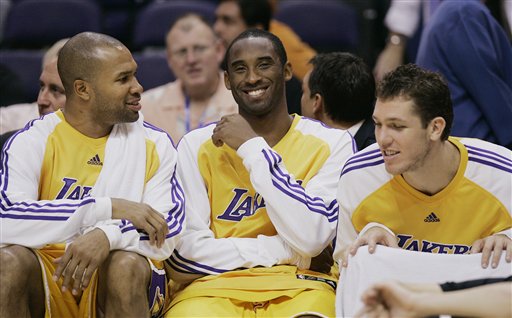 Kobe Bryant, Derek Fisher, Luke Walton