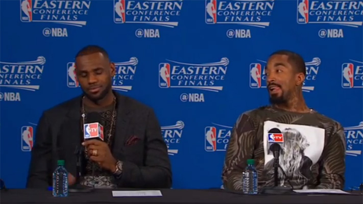 LeBron James and J.R. Smith Postgame Press Conference