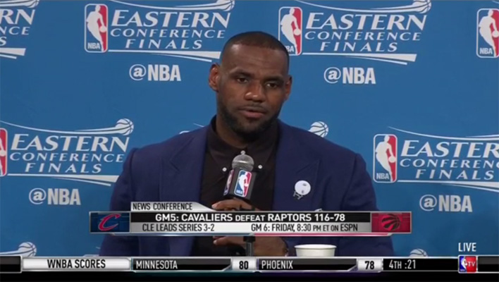 LeBron Explains Why He Hasn't Felt the Need to Take Over a Game