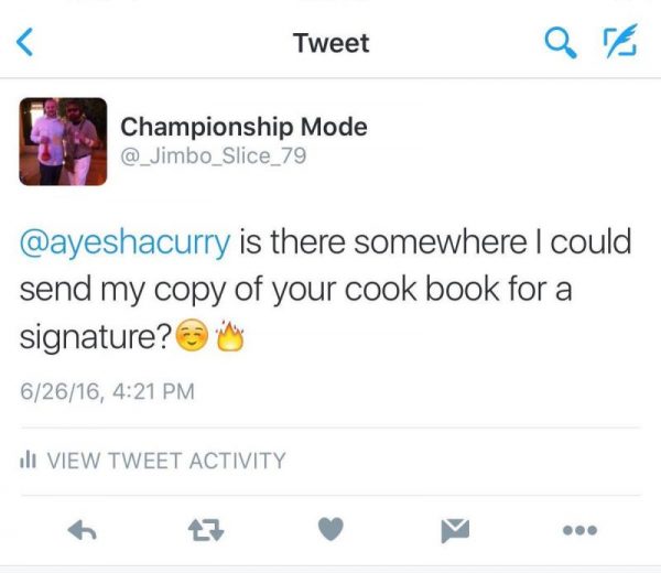 Cavs Fan Ayesha Curry Twitter