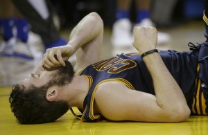 Tyronn Lue Gives Update on Kevin Love's Status for Game 3