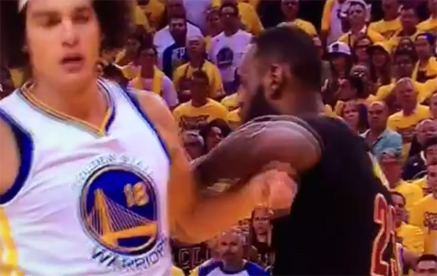 Video: LeBron James Gets Into It With Anderson Varejao
