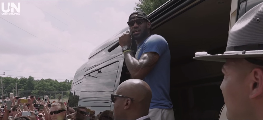 Video: LeBron James Sends Message to Northeast Ohio After Winning Title