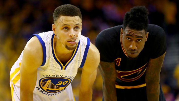 Stephen Curry and Iman Shumpert