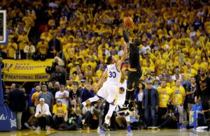 Kyrie Irving Game 7 Shot on Stephen Curry