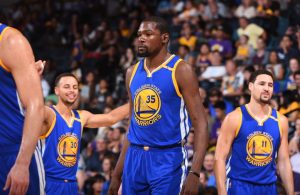 Steph Curry, Kevin Durant, Klay Thompson