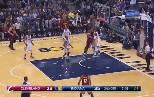Tristan Thompson Dunk Pacers