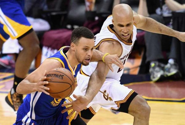 Stephen Curry and Richard Jefferson