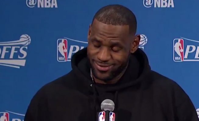 LeBron's Amazing Response When Asked If He Remembers Last Time He Lost in Round 1