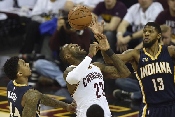 LeBron James Cavs Turning Over vs. Pacers