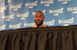Video: LeBron's Hilarious Response to Dahntay Jones Getting Ejected in Game 1