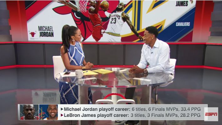 Scottie Pippen Says LeBron James Hasn't Passed Kobe Bryant 'At All'