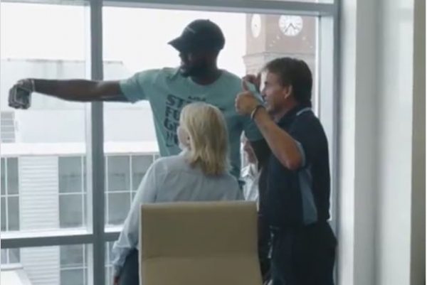 Video: LeBron James Surprises Goodyear Employees in Akron, Ohio