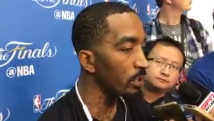 Video: J.R. Smith Explains Why He's So Confident Going Into Game 2