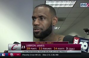Video: A Visibily Irritated LeBron James Fires Back at Reporter's Question