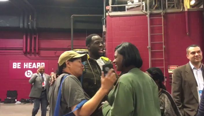 Video: Draymond Green Gives Cavs Security Hard Time After Game 4