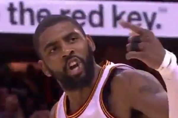Video: Kyrie Irving Yells Something Emphatically at Dwyane Wade During Game 4