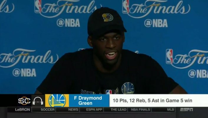 Draymond Green Says He Was Ready to Bash Two Cavs Players After Winning Championship
