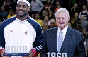 LeBron James and Jerry West