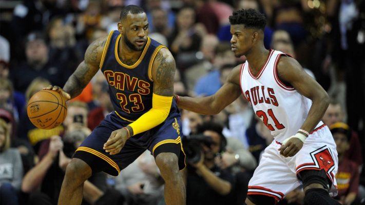 LeBron James and Jimmy Butler