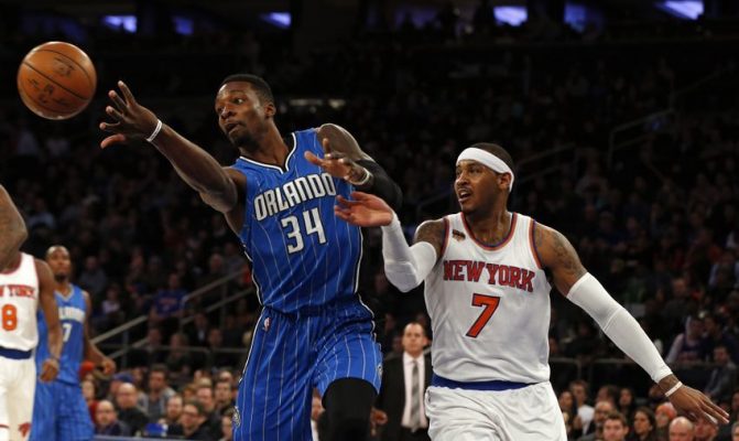 Jeff Green and Carmelo Anthony