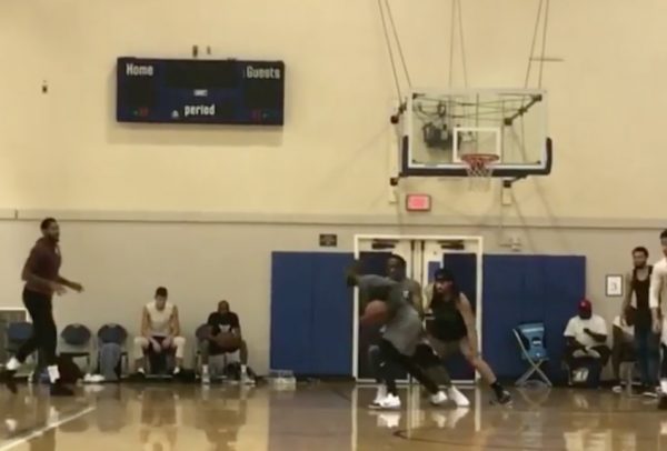 Carmelo Anthony and Kyrie Irving Pickup Game