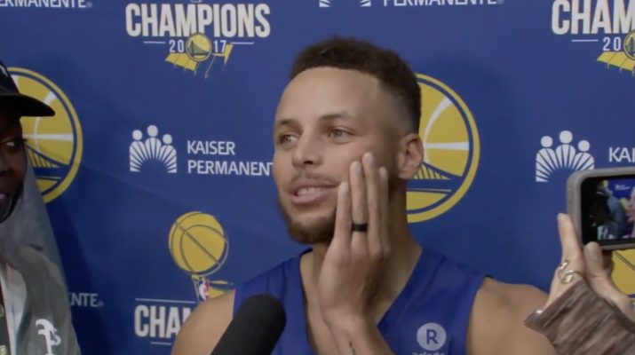 Stephen Curry Reacts to LeBron James Calling Donald Trump