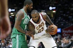 Kyrie Irving and LeBron James, Cavs vs. Celtics