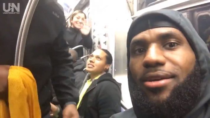 Video: LeBron James Gives Fans Inside Look as Cavs Take Subway in New York