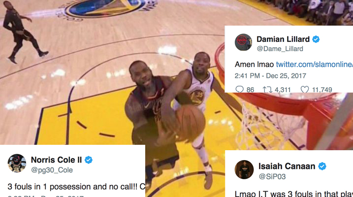 NBA Players React to Controversial No-Calls on Kevin Durant in Christmas Game