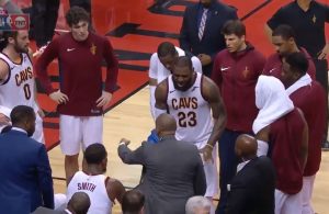 VIDEO: LeBron James Goes Off on Teammates and Coaching Staff During Timeout