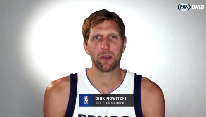 Dirk Nowitzki Congratulates LeBron James on 30k