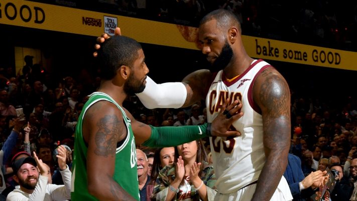 Kyrie Irving and LeBron James Cavs Celtics