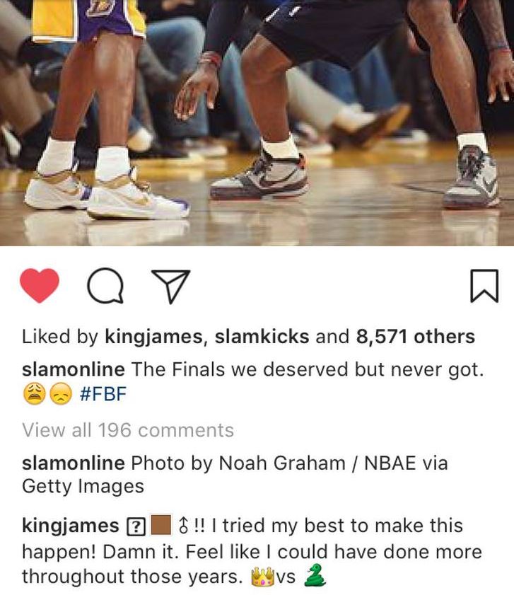 Kobe Bryant and LeBron James Slam
