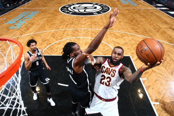 LeBron James and DeMarre Carroll Nets